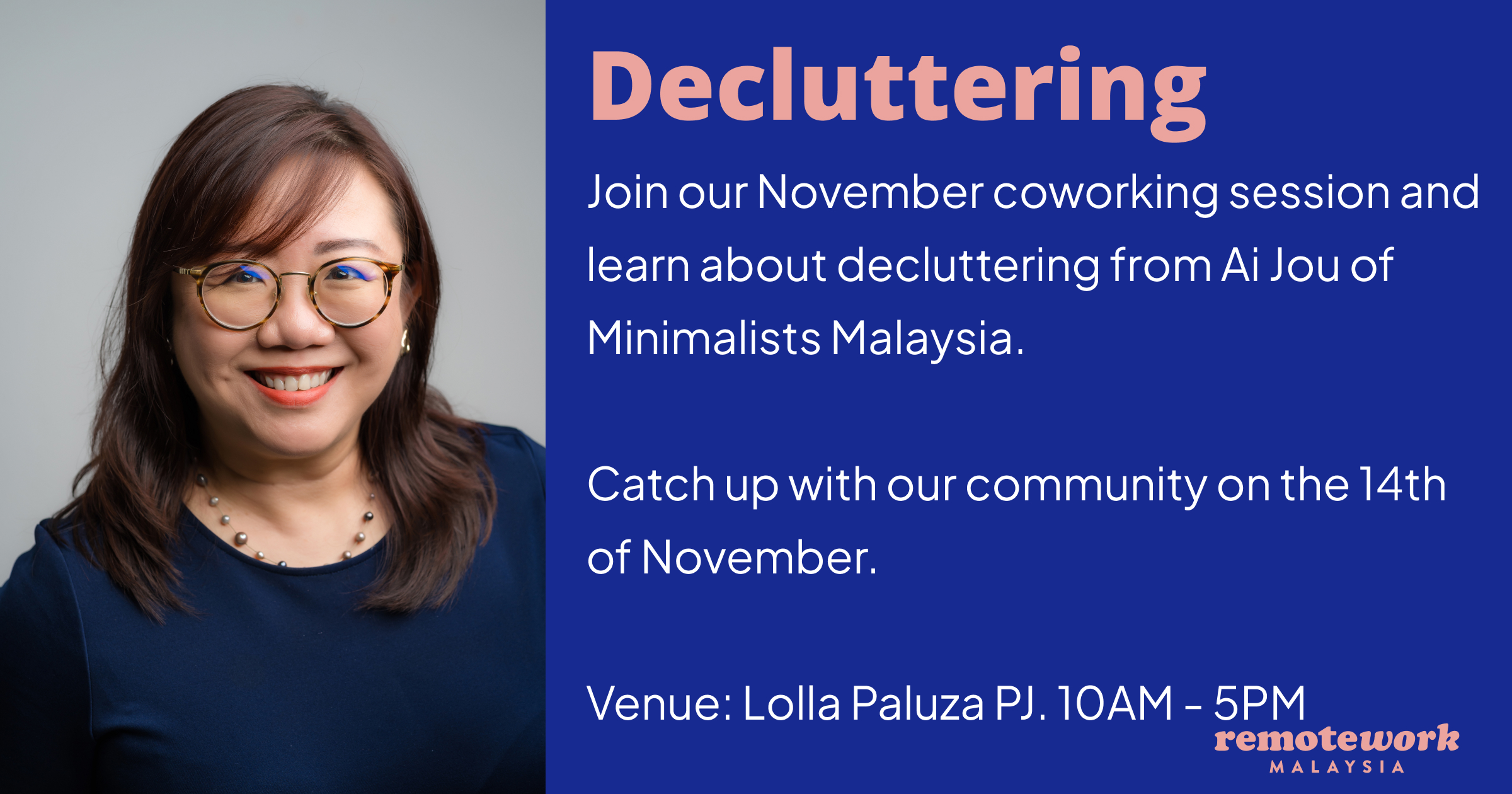 RWM November Coworking Day: Declutter